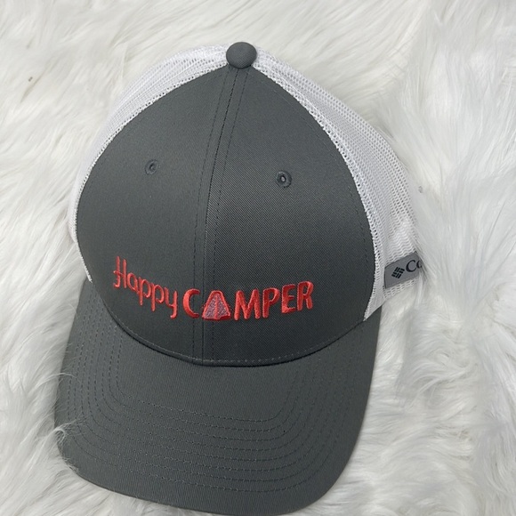 Columbia Happy Campers Snapback Hat Men’s Mesh Cap - Picture 2 of 6